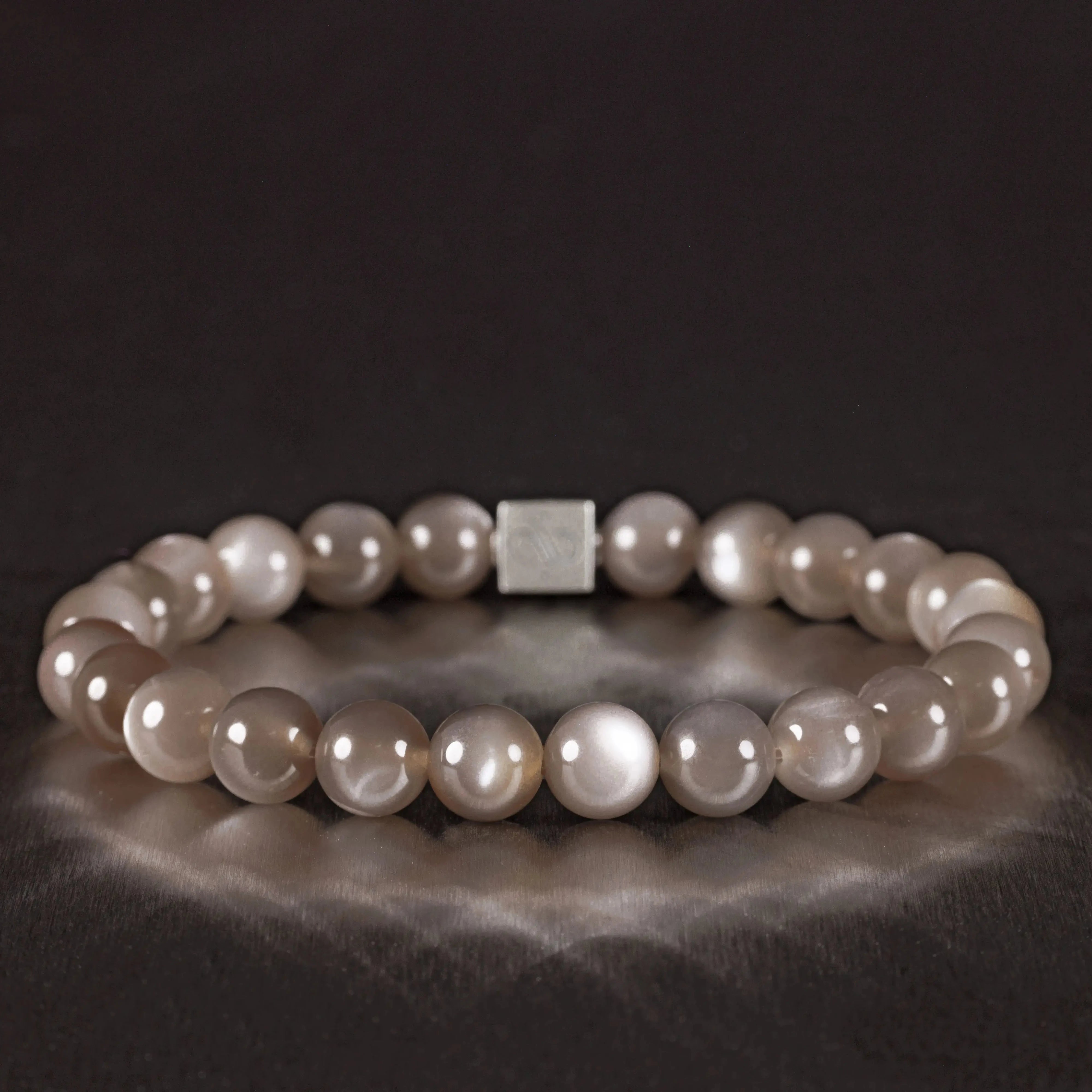 Taupe Moonstone Bracelet I (9mm)