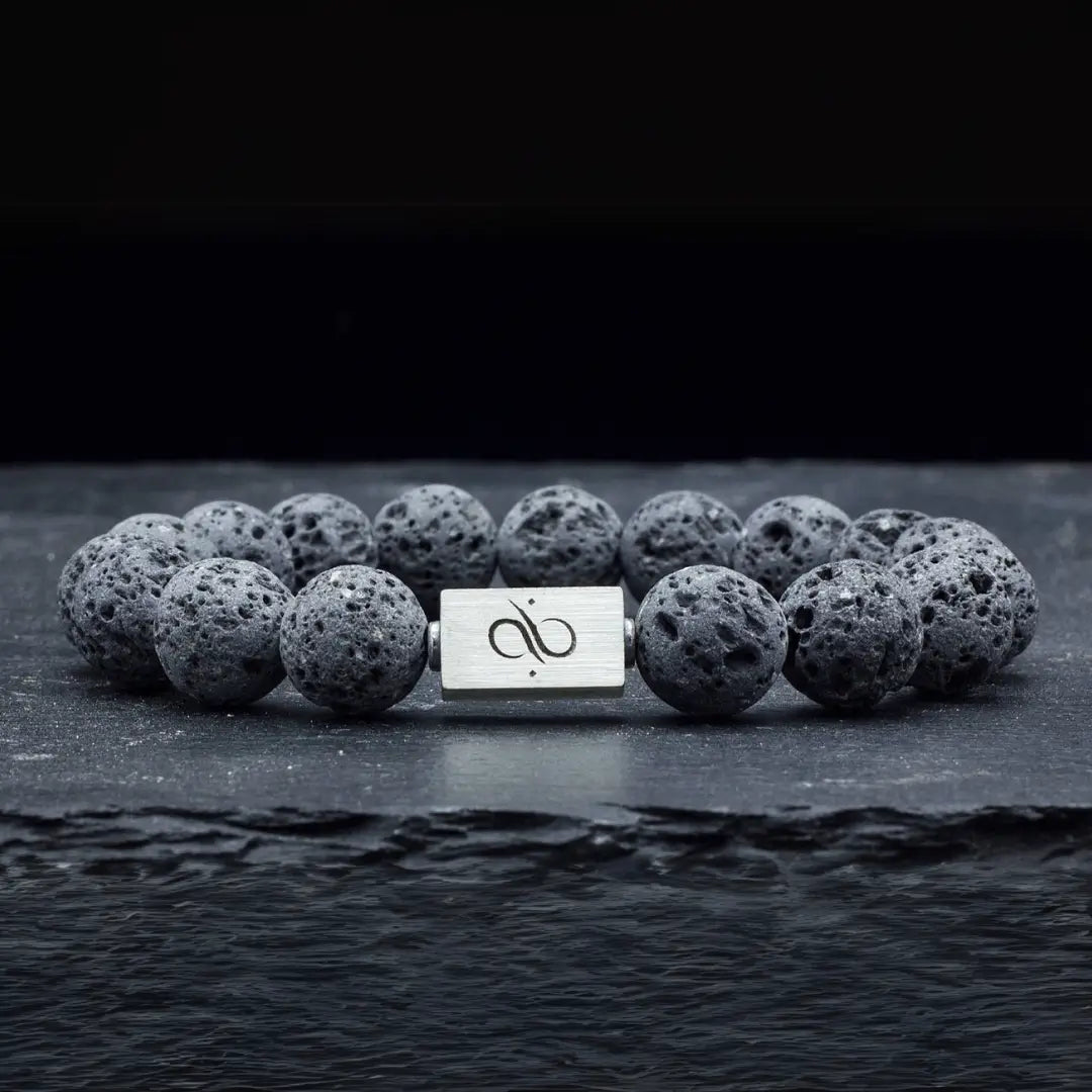 Grey Lava Bracelet I (12mm)