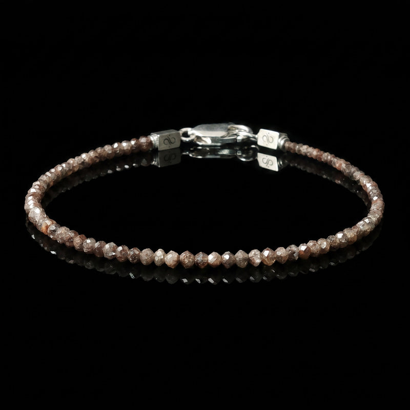 Red-Brown Diamond Bracelet 8 carat (2-3mm)