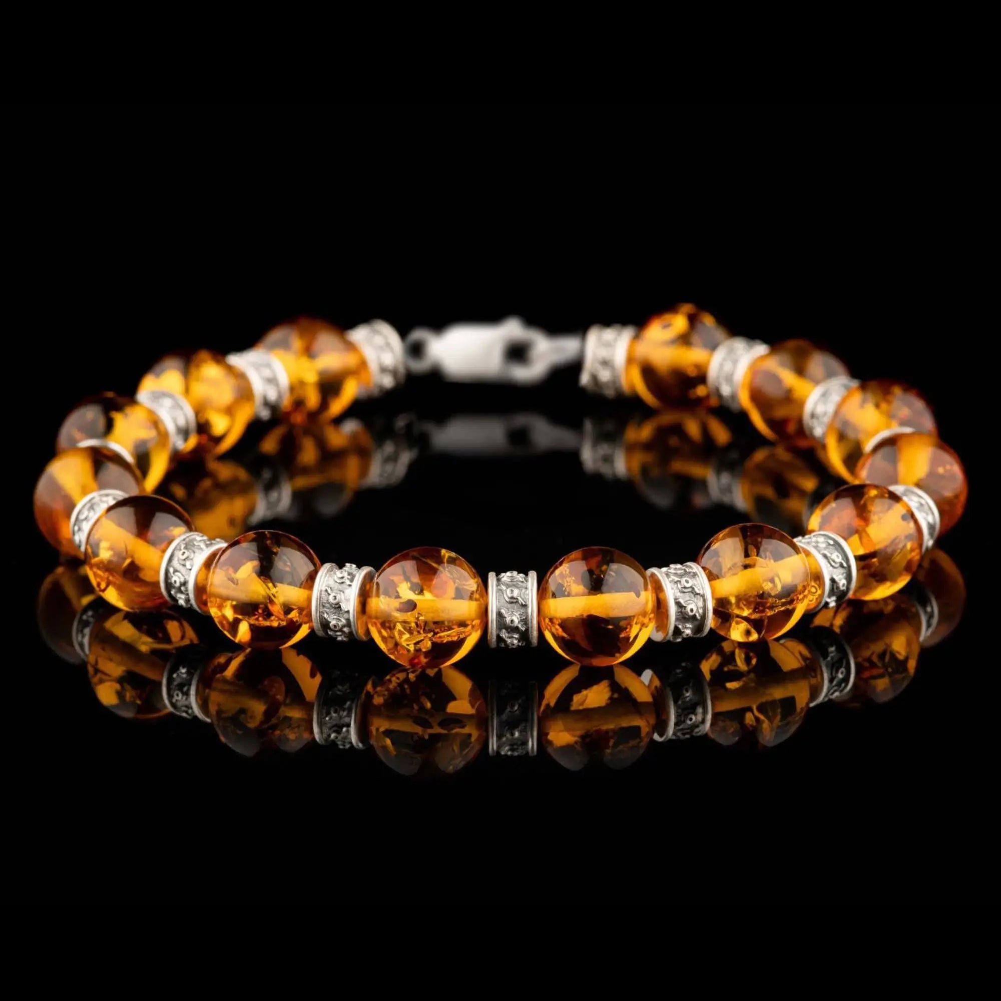 Baltic Amber Bracelet VI (10mm)