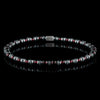 Hematite - Shiny Wine Red Bracelet XXII (4mm)