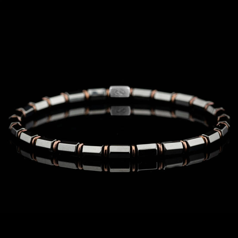 Hematite Hexagon Bracelet VI (4mm)