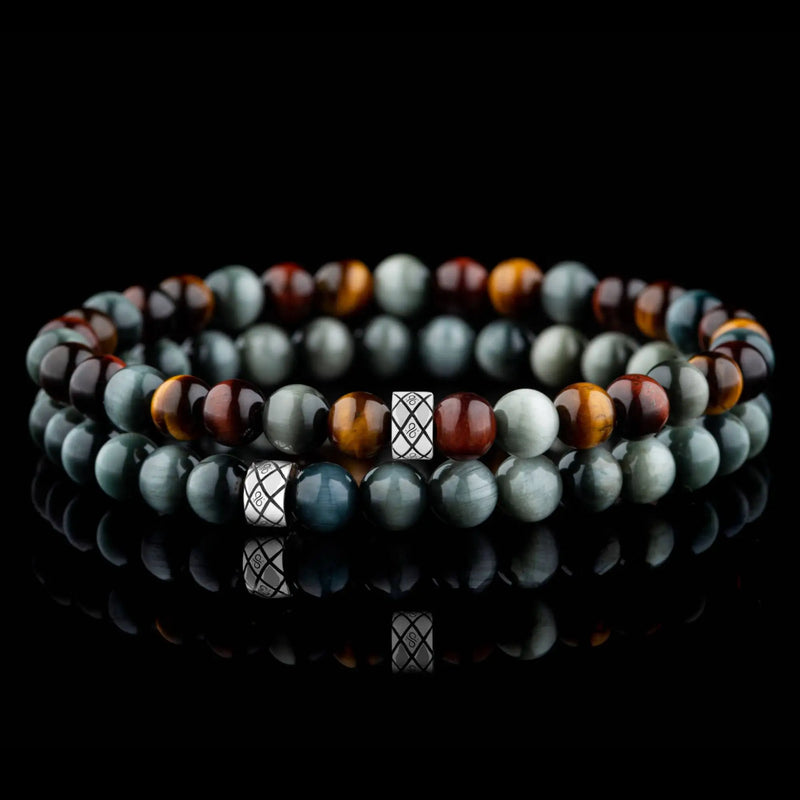 Tiger Eye Bracelet Pair V (6mm)
