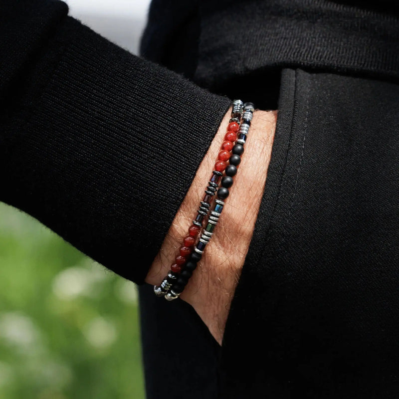 Carnelian Bracelet XIX (4mm) - Primary Specimen