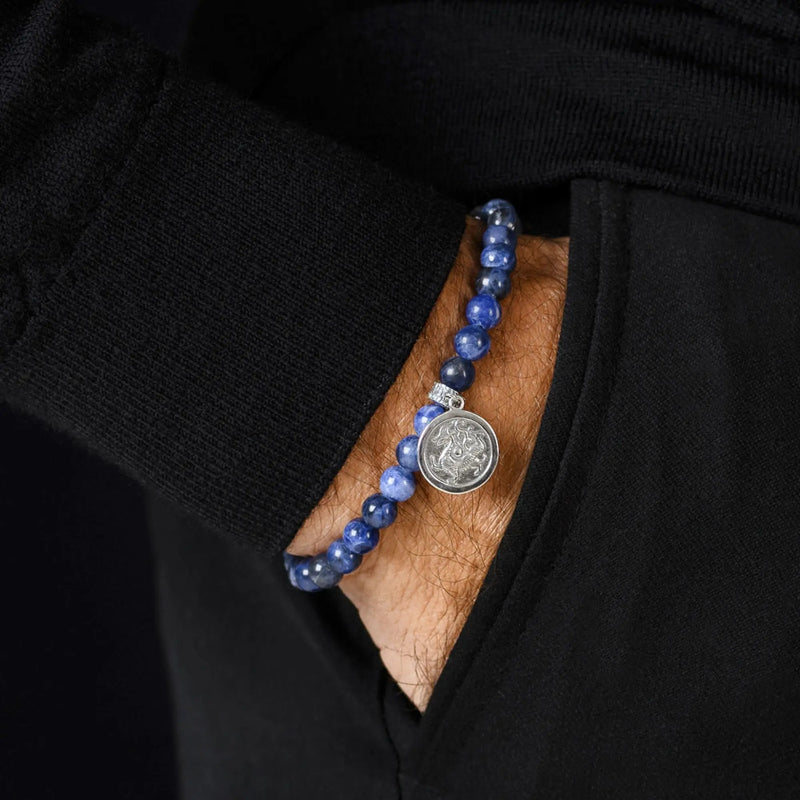 Sodalite - Blue Dragon Bracelet  (6mm) - Primary Specimen