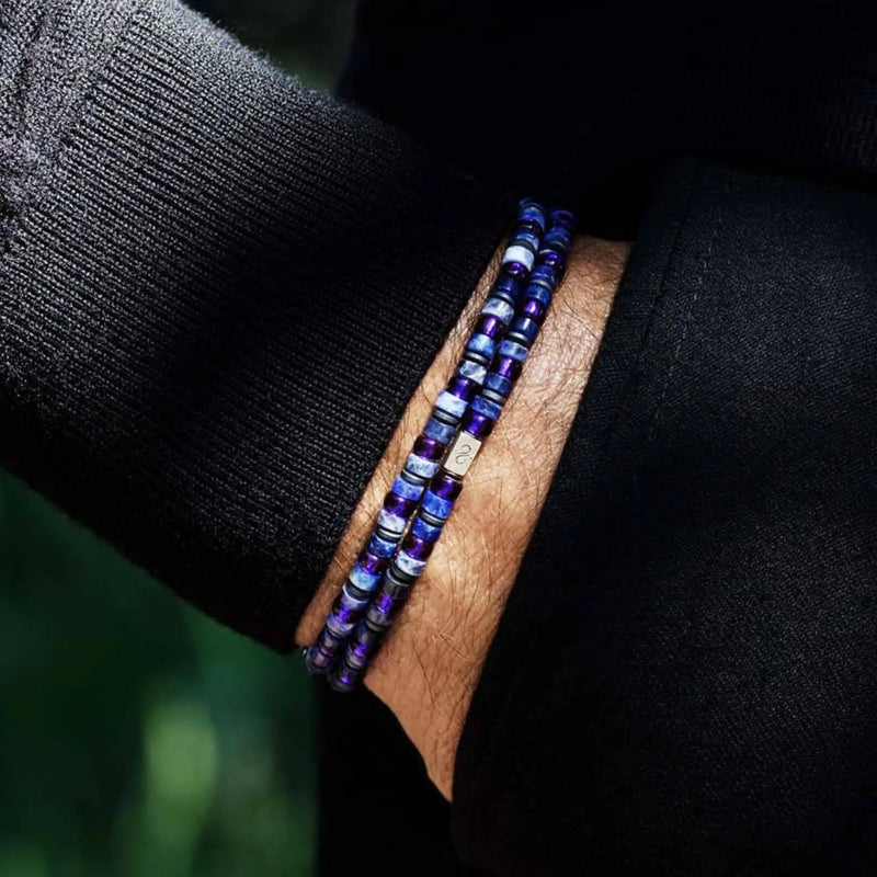 Sodalite Bracelet VIII (4mm) - Primary Specimen