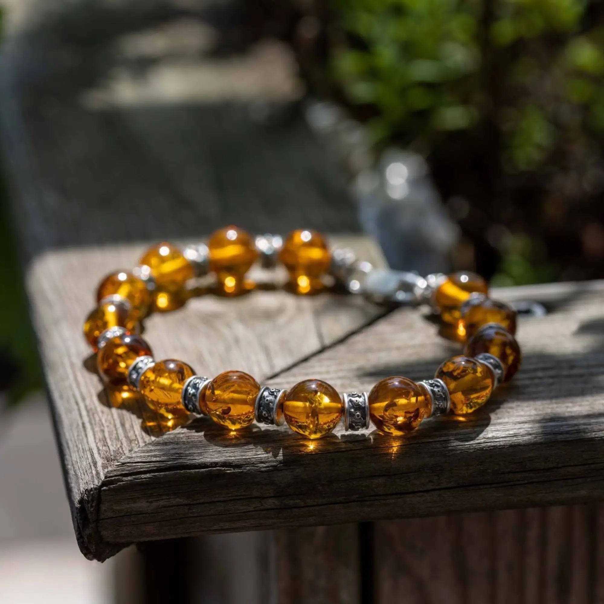 Baltic Amber Bracelet VI (10mm)