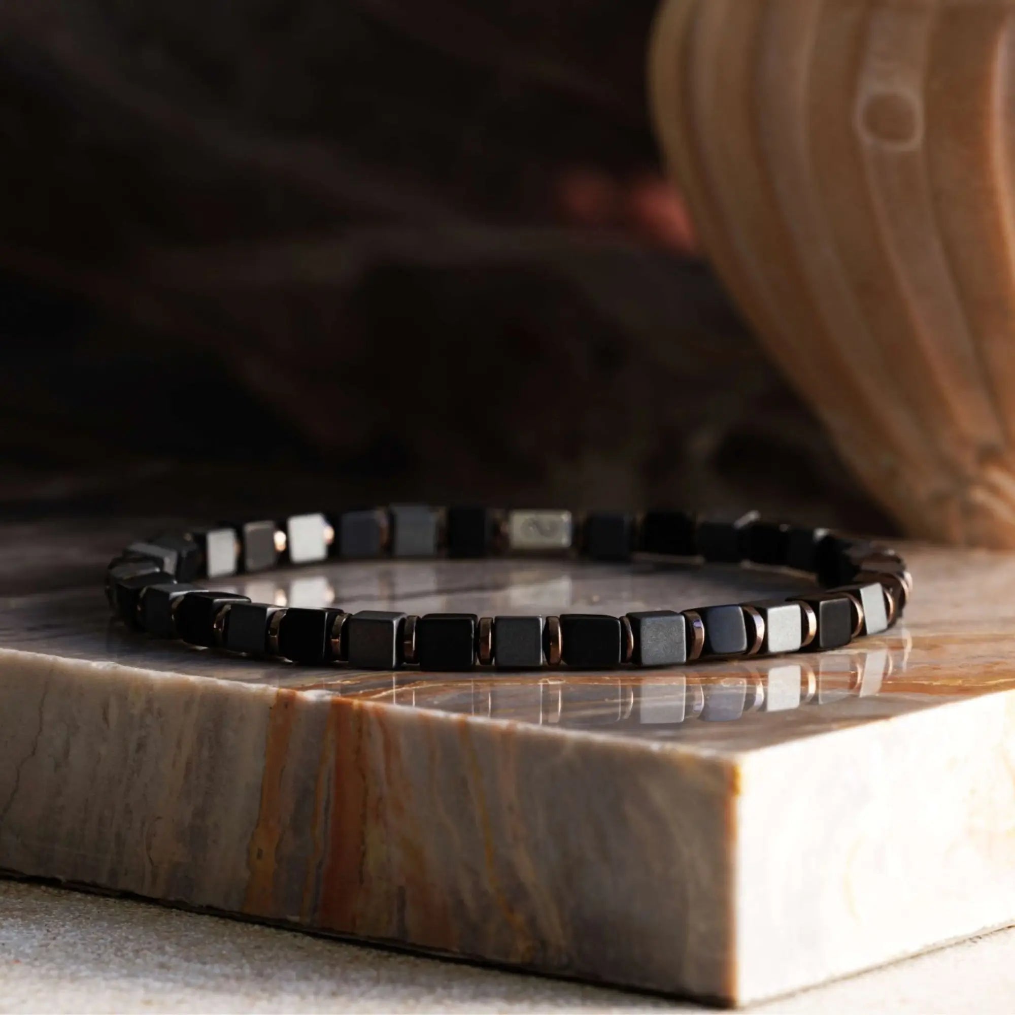 Black Onyx - Hematite Bracelet I (4mm)