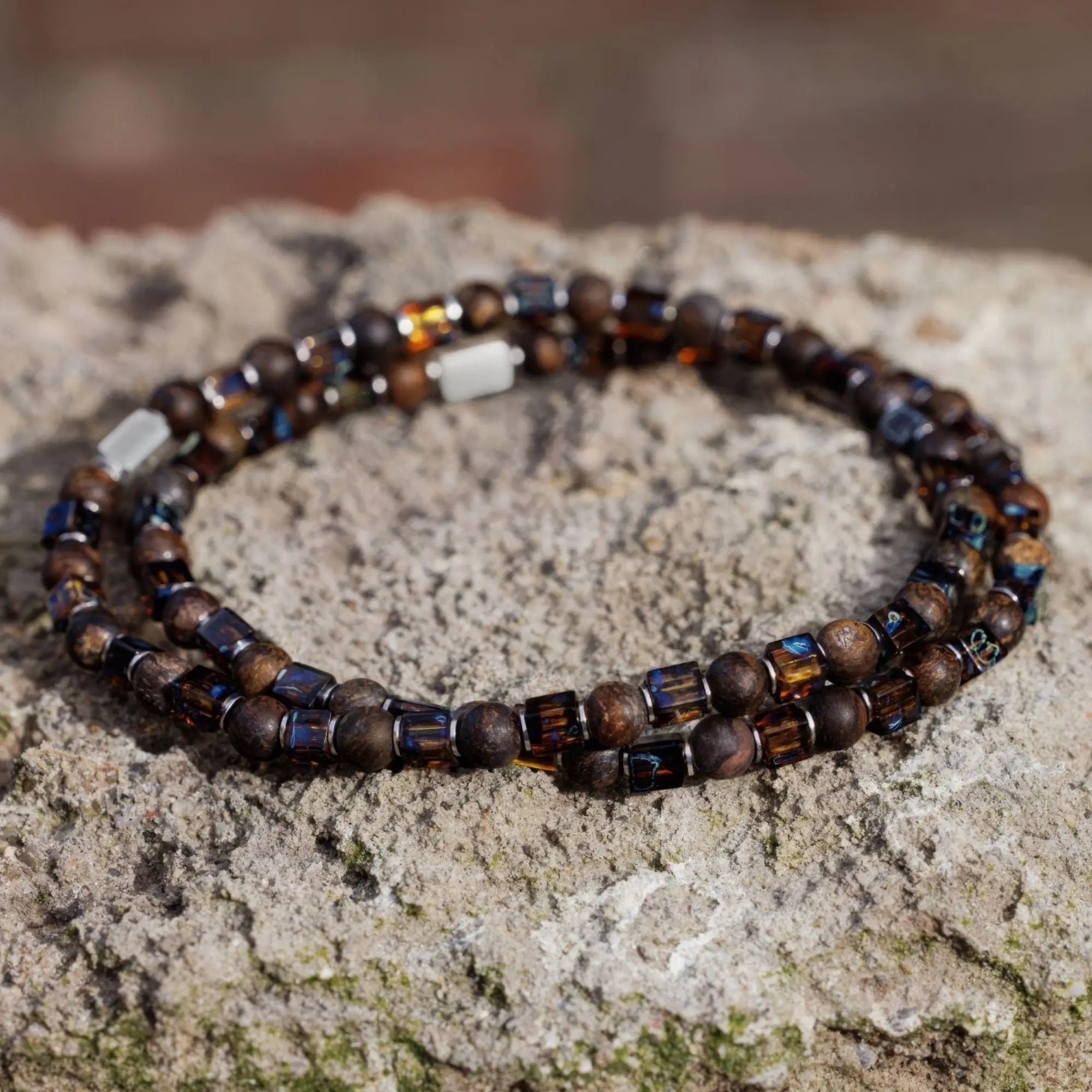 Bronzite - Cube Bracelet II (4mm)