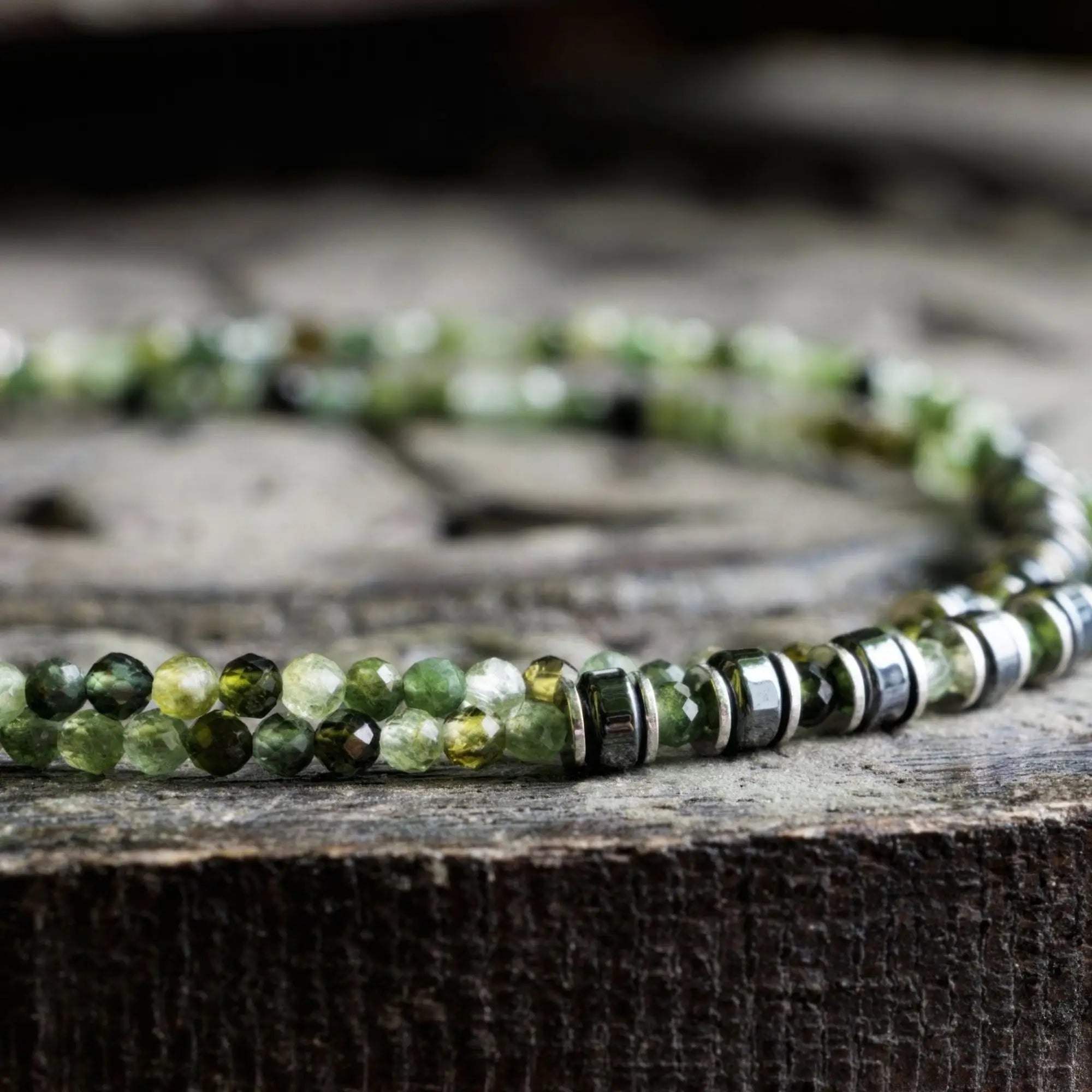 Green Tourmaline Bracelet VI (2mm)