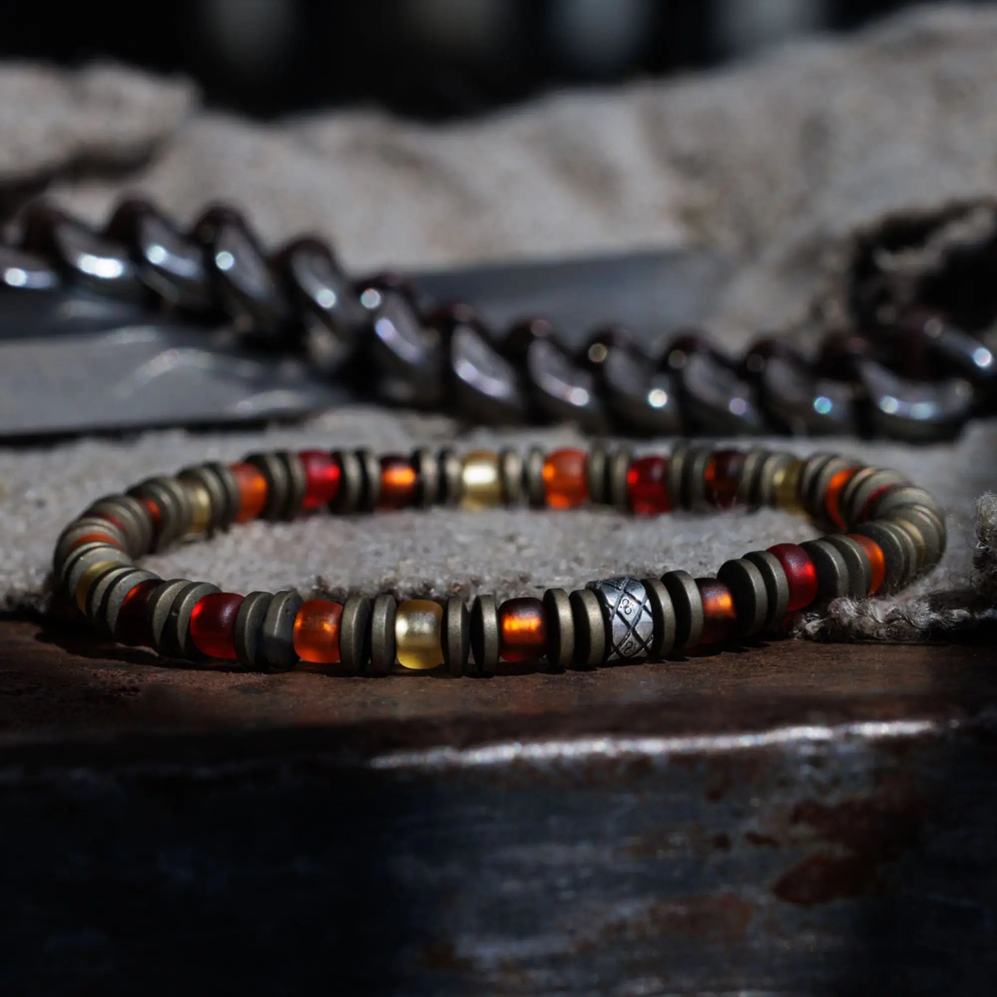 Hematite Bronze Bracelet XII (6mm)