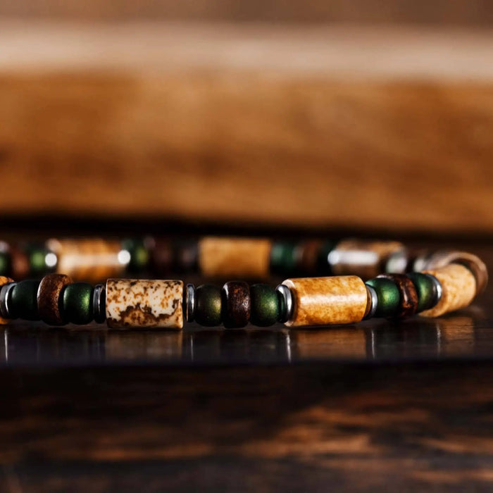 Landscape Jasper Bracelet VI (5mm) - Secondary Specimen