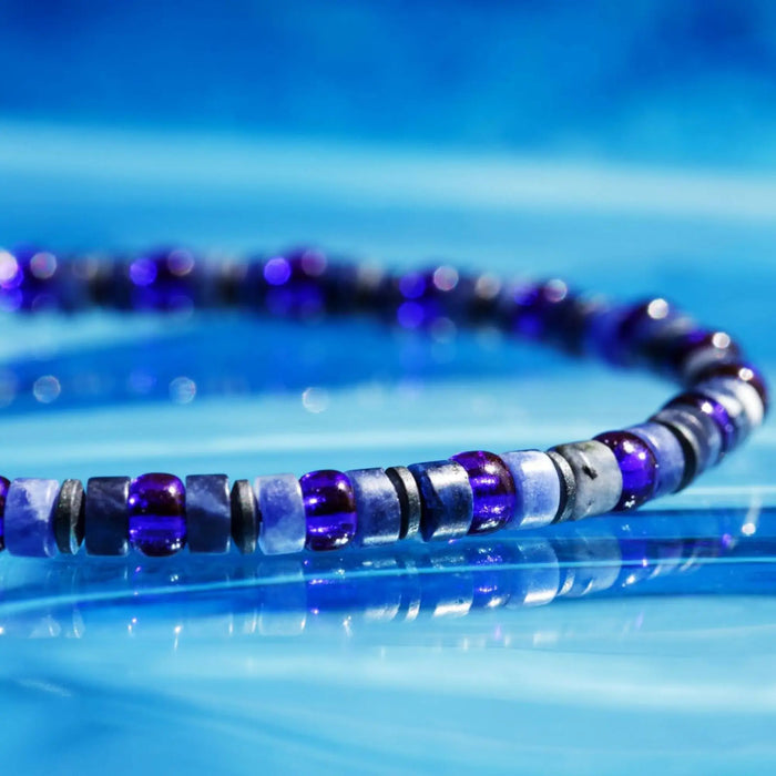 Sodalite Bracelet VIII (4mm) - Secondary Specimen