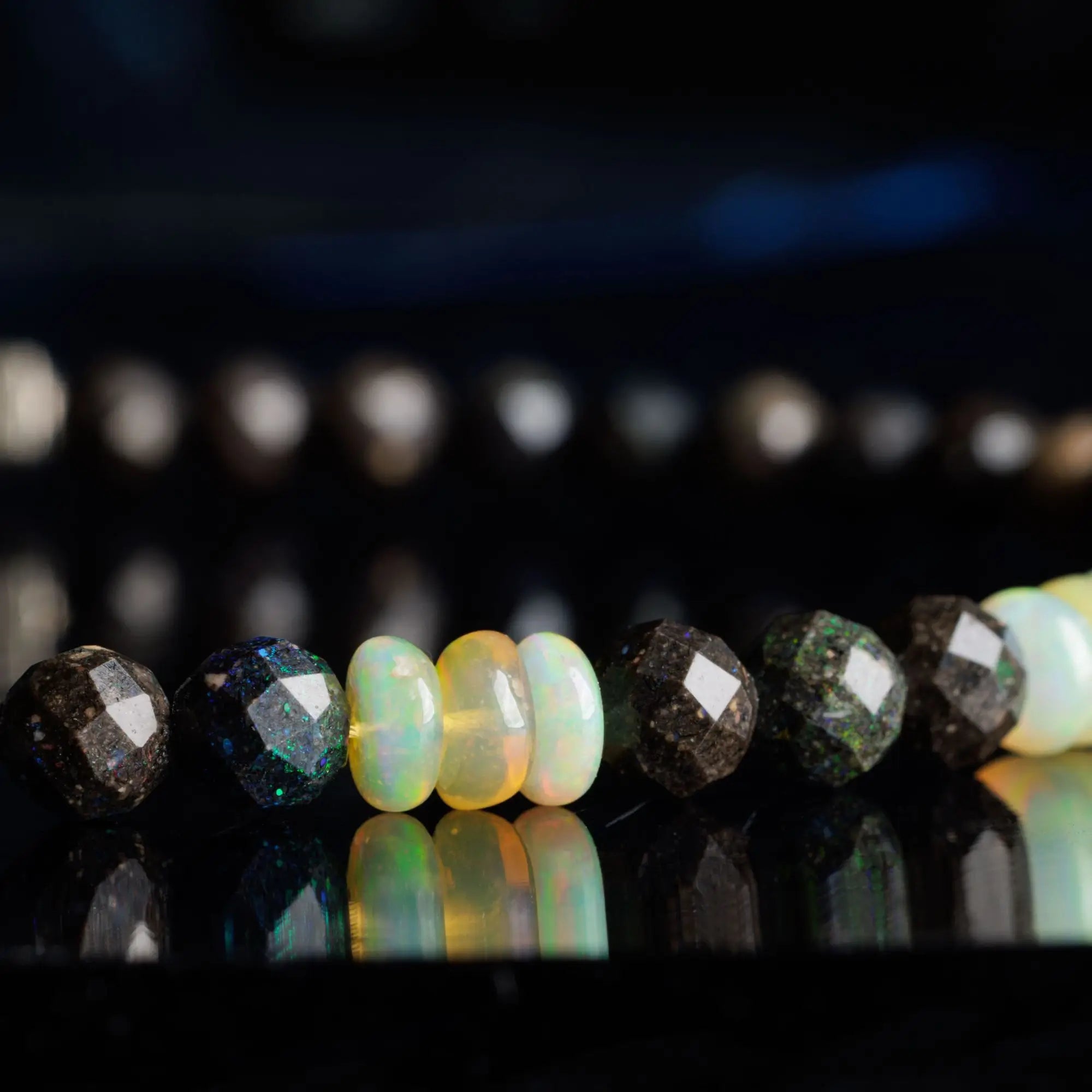 Ethiopian Opal Bracelet IX (4mm)