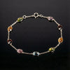 White Gold Multicolor Bracelet II (7x5mm)